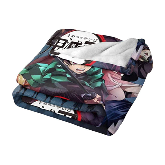 Demon Slayer Large Soft Fleece Throw Blanket