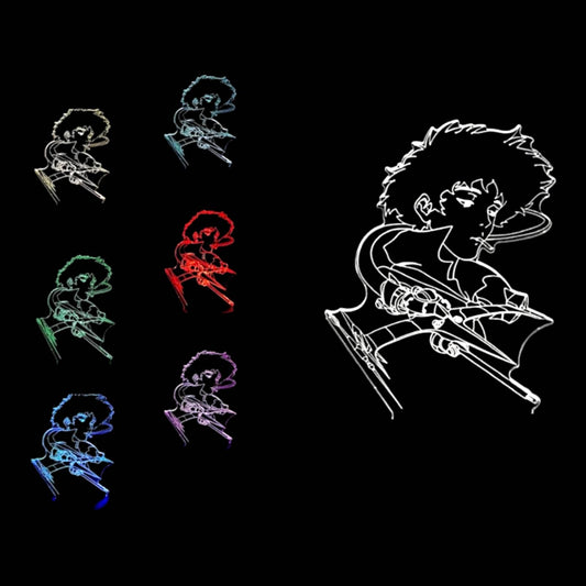 Cowboy Bebop 3D LED Night-Light 7 Color Changing Lamp w/ Touch Switch