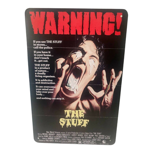 The Stuff Movie Poster Metal Tin Sign 8"x12"
