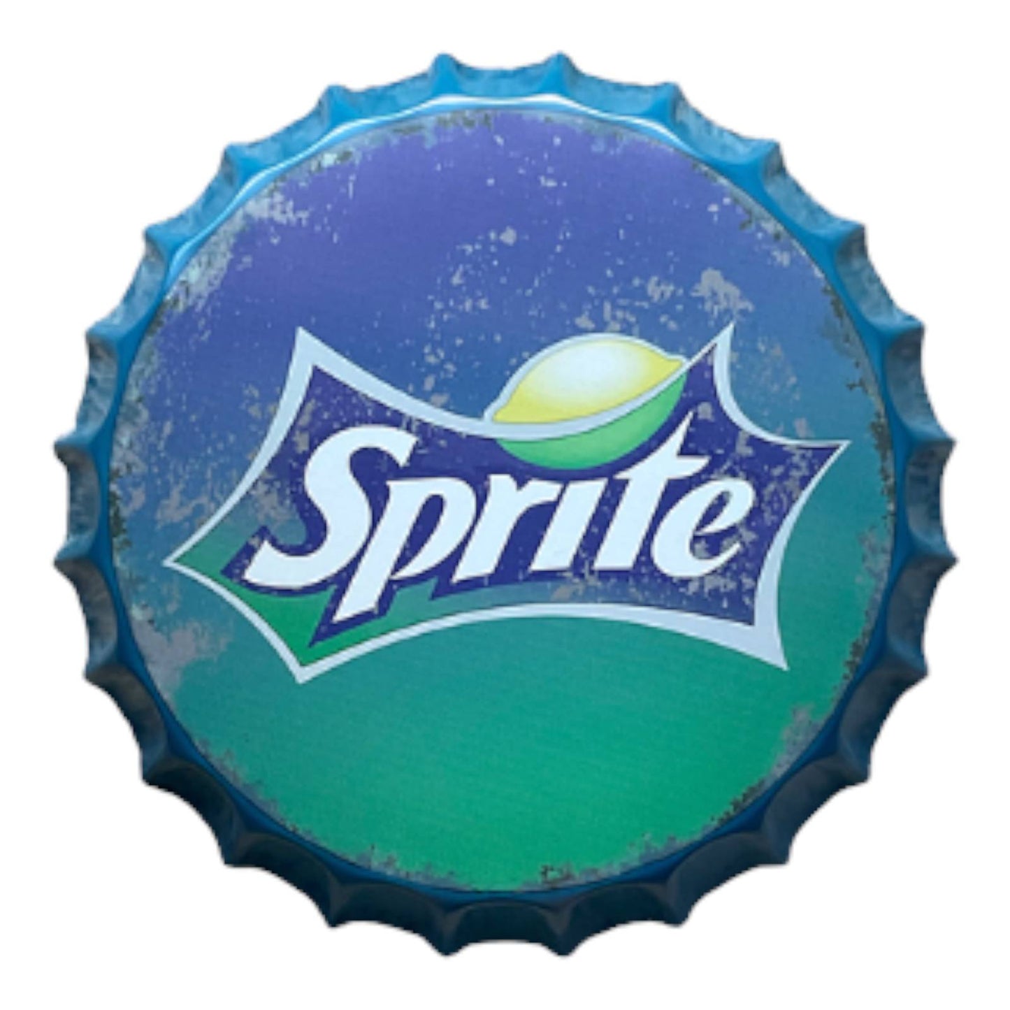 14” Sprite Bottle Cap Metal Tin Sign