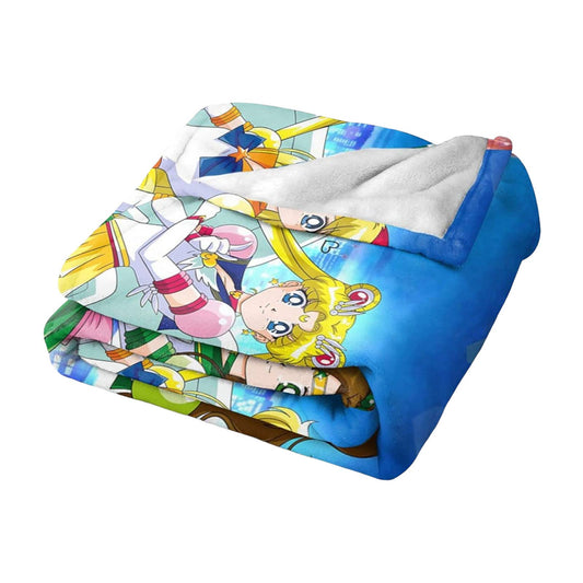 Sailor Moon Large Soft Fleece Throw Blanket