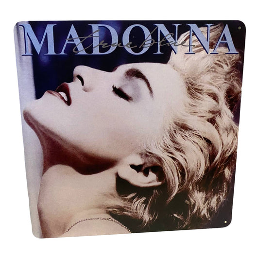 Madonna - True Blue Album Cover Metal Print Tin Sign 12"x 12"