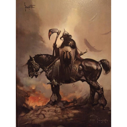 16” x 24" Frank Frazetta Canvas Print Wall Art