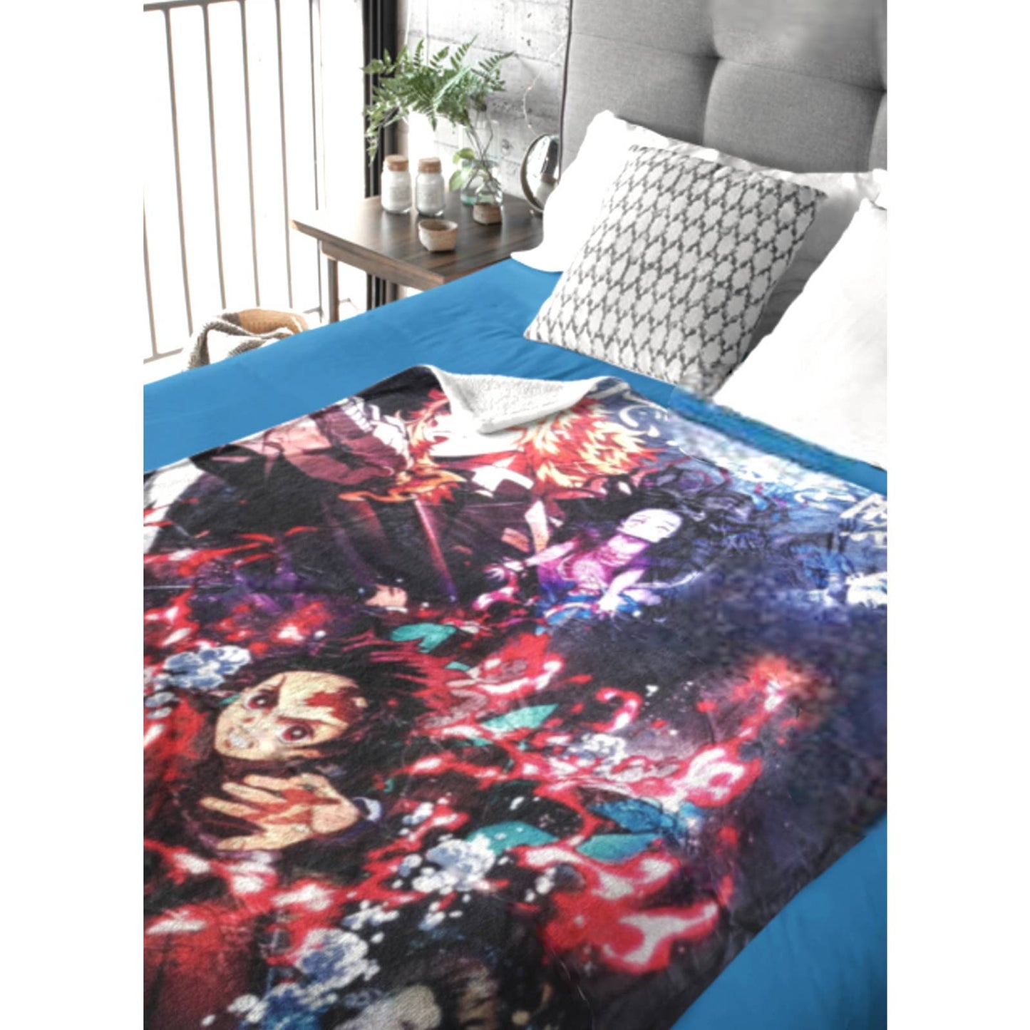 Demon Slayer Large Soft Fleece Throw Blanket