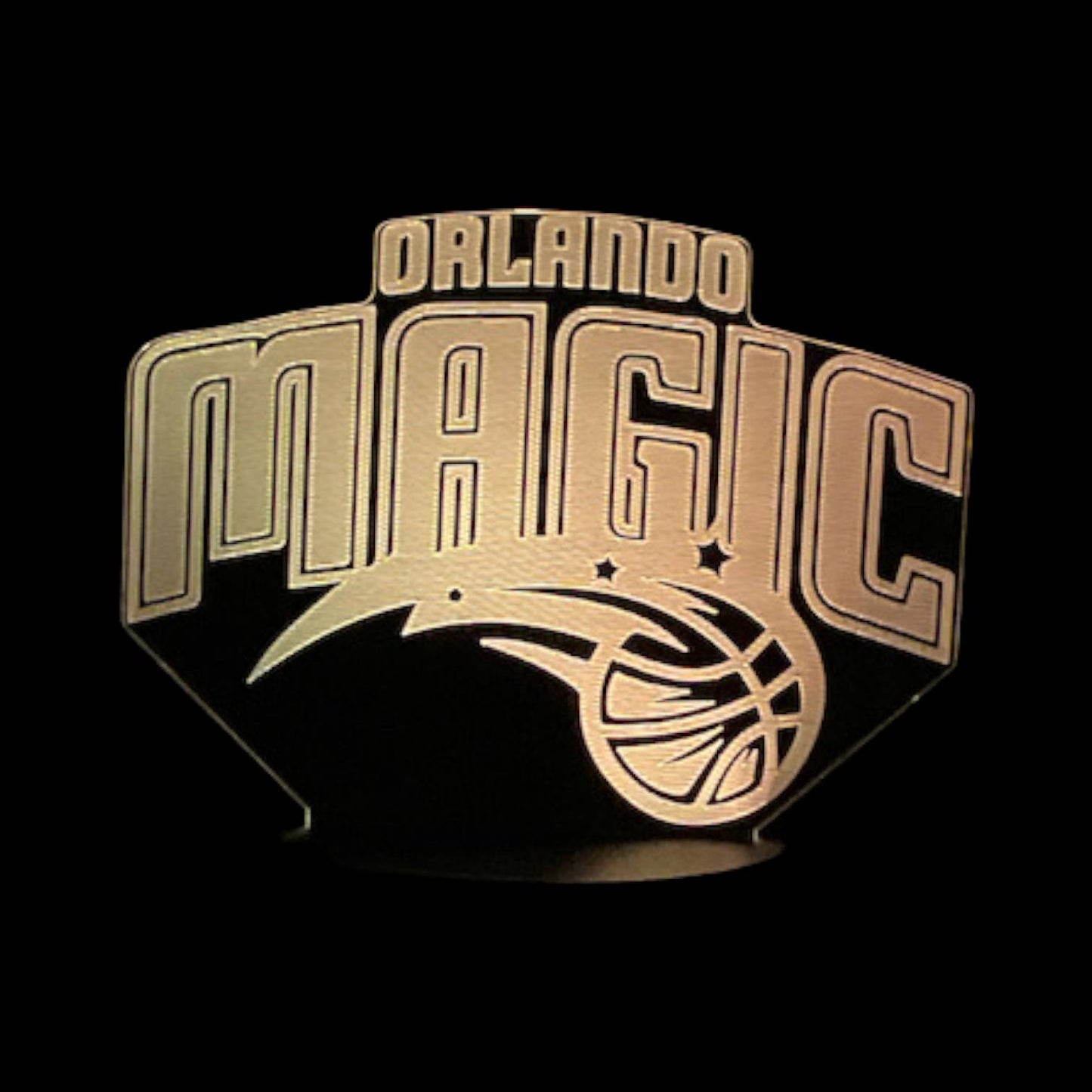 Orlando Magic 3D LED Night-Light 7 Color Changing Lamp w/ Touch Switch