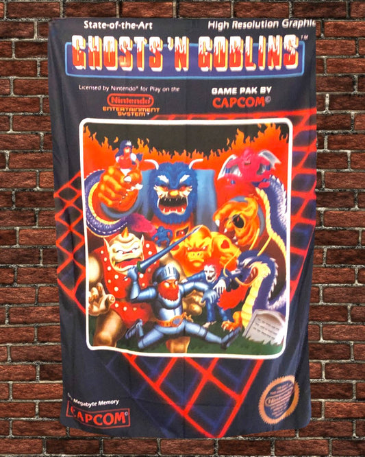 36" x 60" Ghost N' Goblins Tapestry Wall Hanging Décor