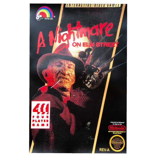 A Nightmare on Elm Street Video Game Poster Print Wall Art 16"x24"