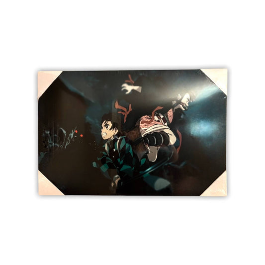 16” x 24" DEMON SLAYER Canvas Print Wall Art