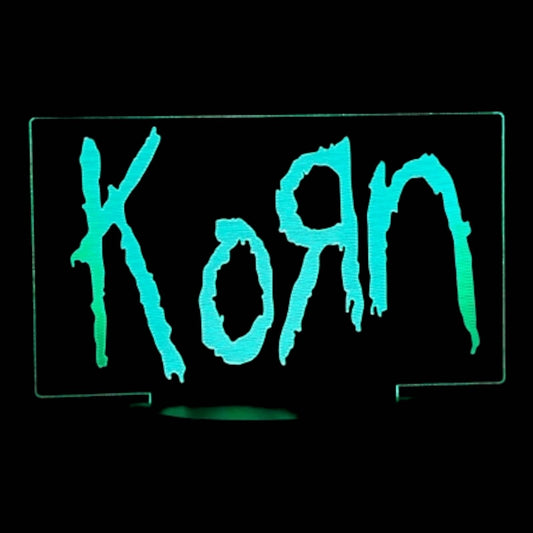 Korn 3D LED Night-Light 7 Color Changing Lamp w/ Touch Switch
