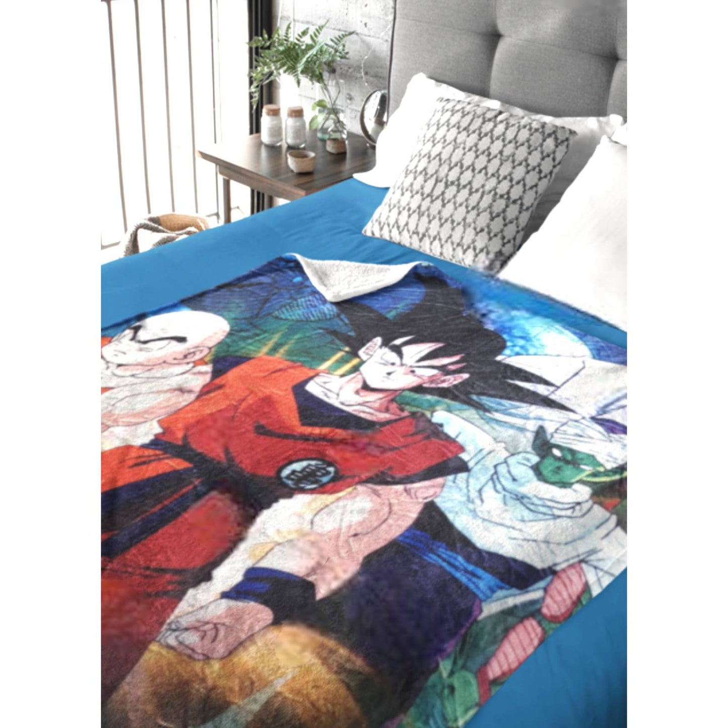 Dragon Ball Z Large Soft Fleece Throw Blanket