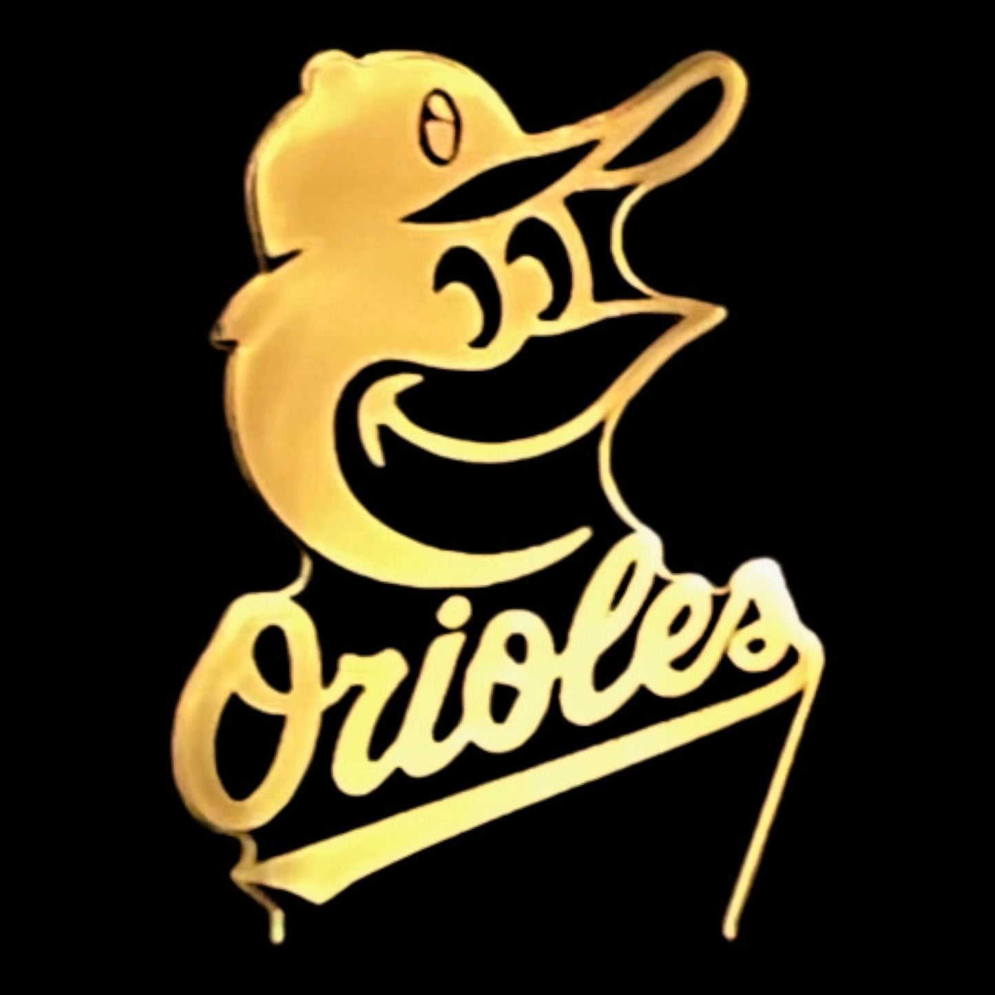 Baltimore Orioles 3D LED Night-Light 7 Color Changing Lamp w/ Touch Switch