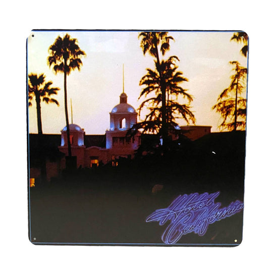 Eagles Hotel California Album Cover Metal Print Tin Sign 12"x 12"