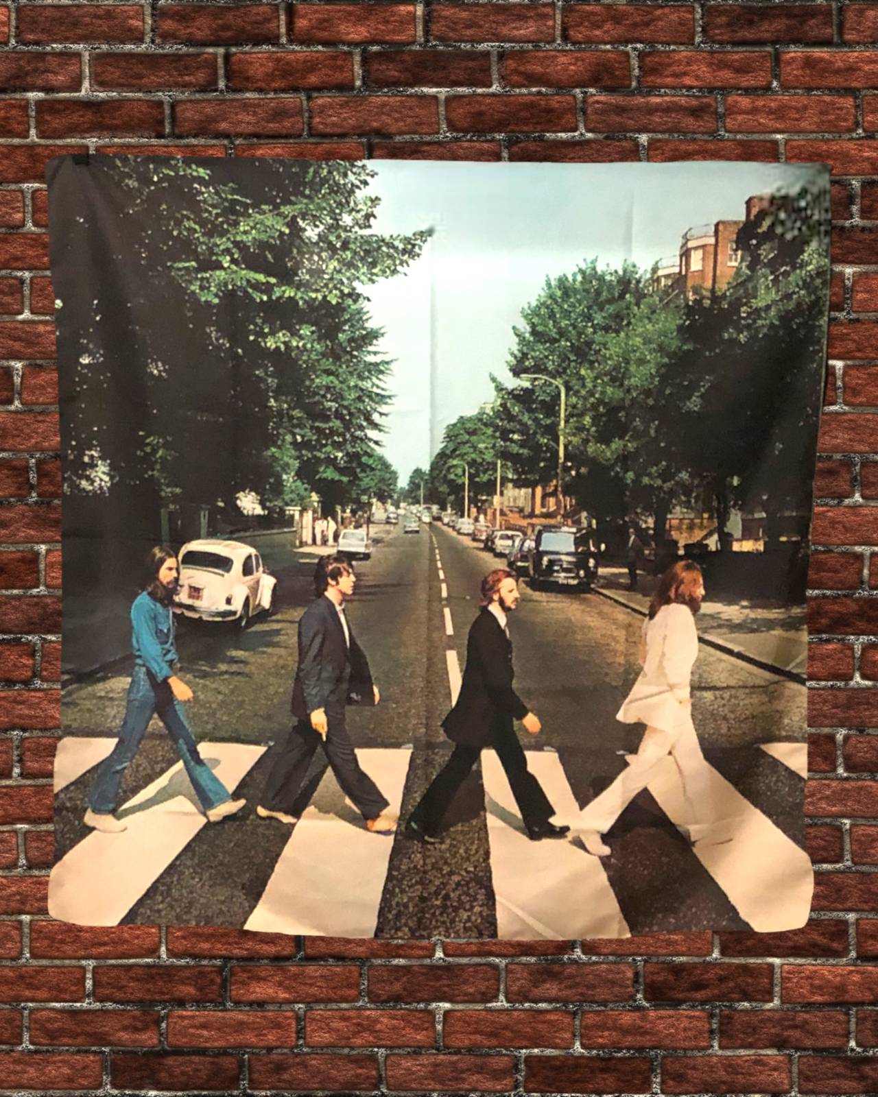 48" x 48" The Beatles 'Abbey Road' Tapestry Wall Hanging Décor