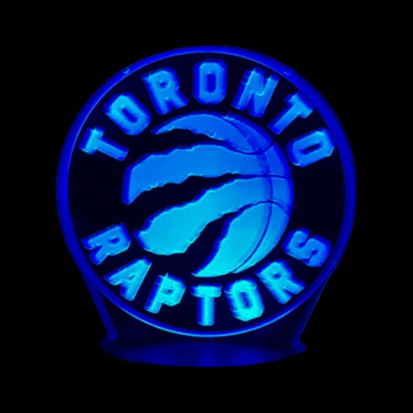 Toronto Raptors 3D LED Night-Light 7 Color Changing Lamp w/ Touch Switch