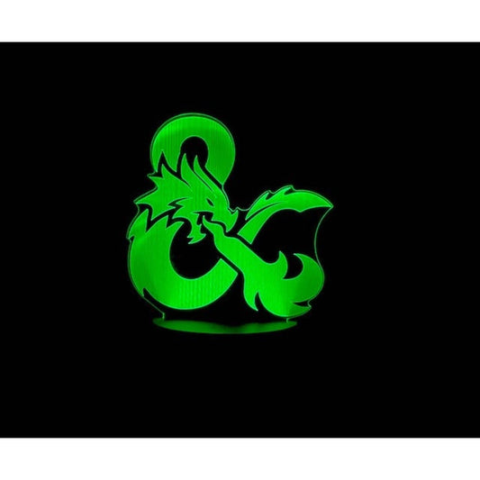 Dungeons & Dragons 3D LED Night-Light 7 Color Changing Lamp w/ Touch Switch