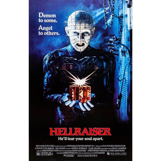 16” x 24" HELLRAISER Canvas Print Wall Art