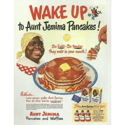 16” x 24" AUNT JEMIMA Canvas Print Wall Art