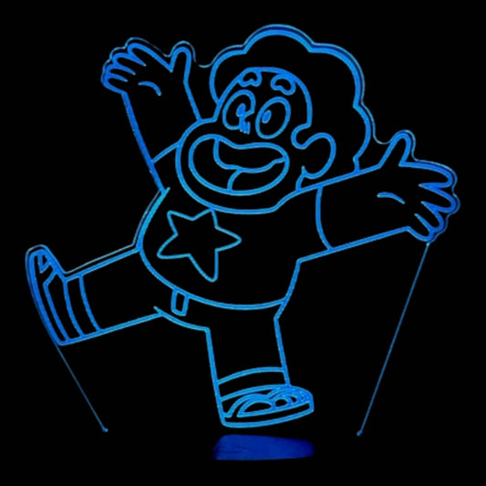 Steven Universe 3D LED Night-Light 7 Color Changing Lamp w/ Touch Switch