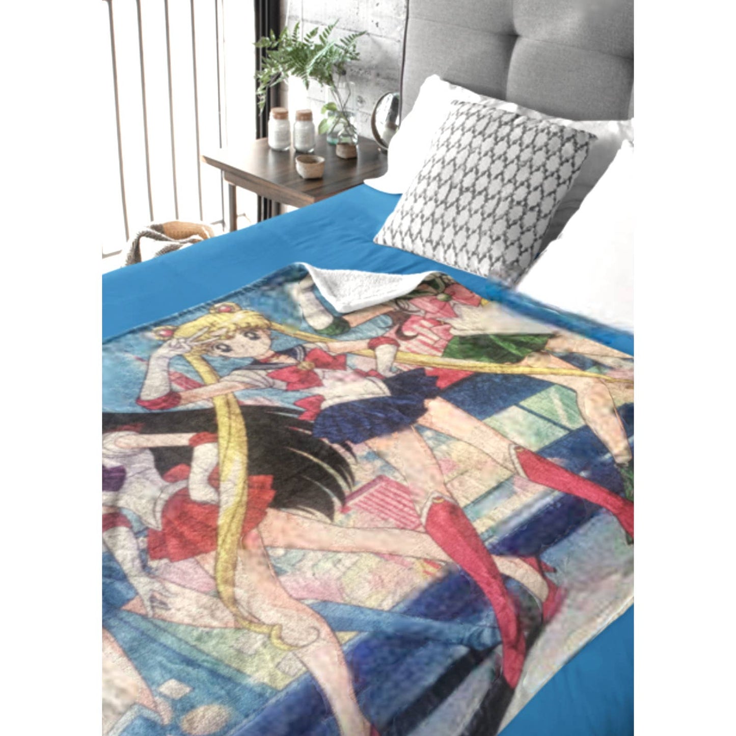 Sailor Moon Large Soft Fleece Throw Blanket
