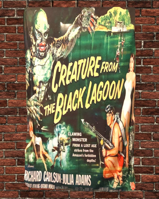 36" x 60" The Creature From the Black Lagoon Tapestry Wall Hanging Décor