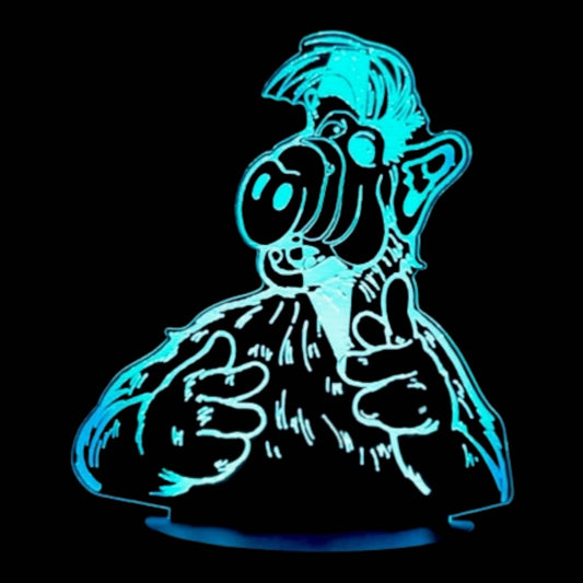 ALF 3D LED Night-Light 7 Color Changing Lamp w/ Touch Switch