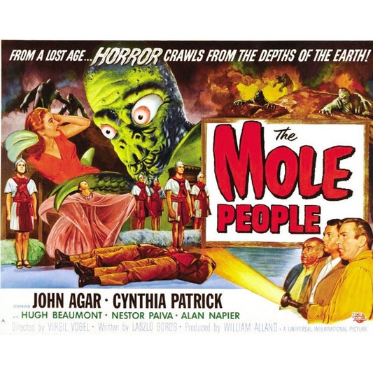 16” x 24" THE MOLE PEOPLE Canvas Print Wall Art