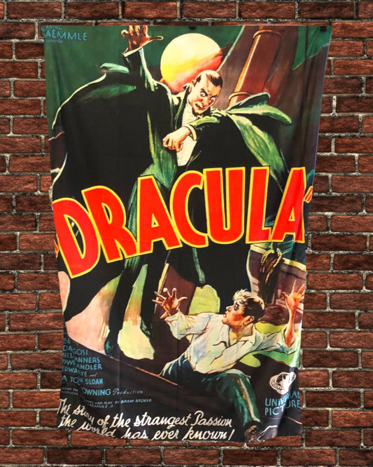 36" x 60" Dracula Tapestry Wall Hanging Décor