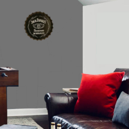 14” Jack Daniel's Bottle Cap Metal Tin Sign