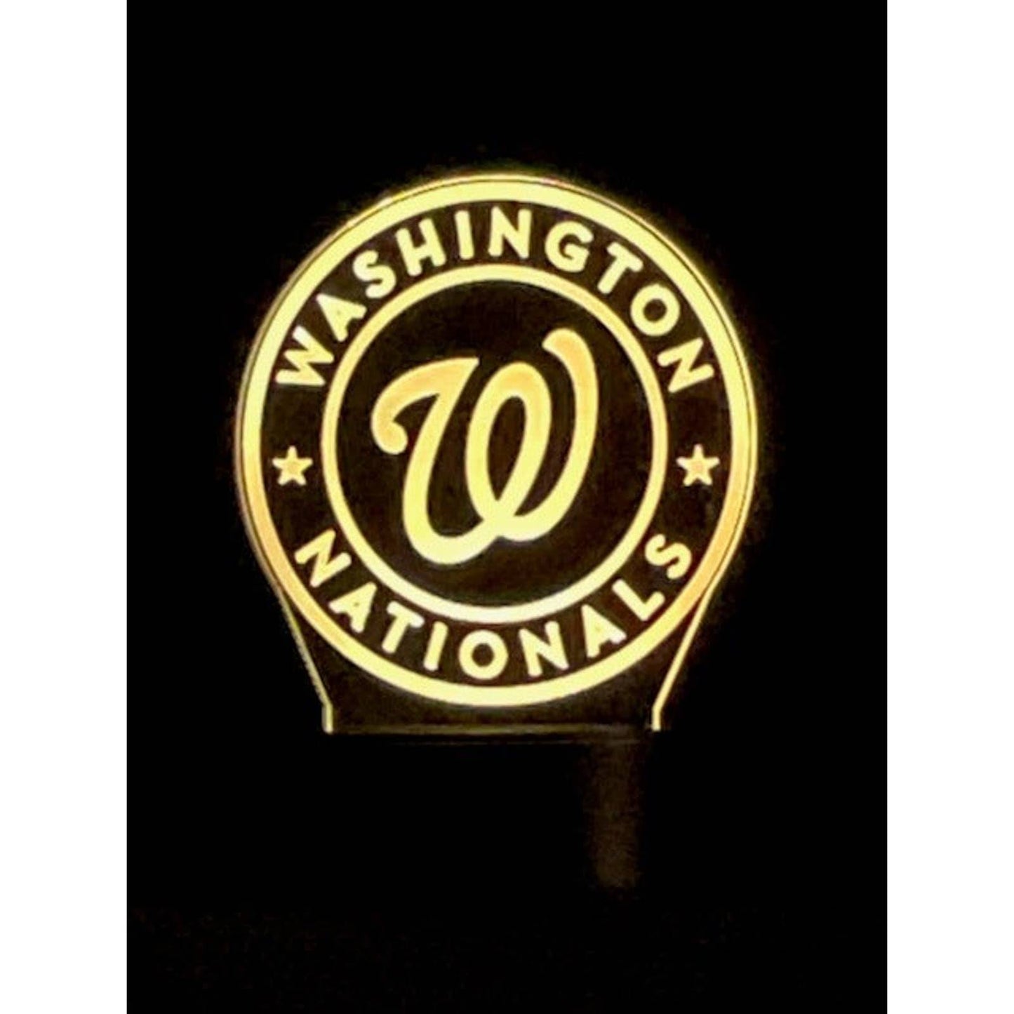 Washington Nationals 3D LED Night-Light 7 Color Changing Lamp w/ Touch Switch