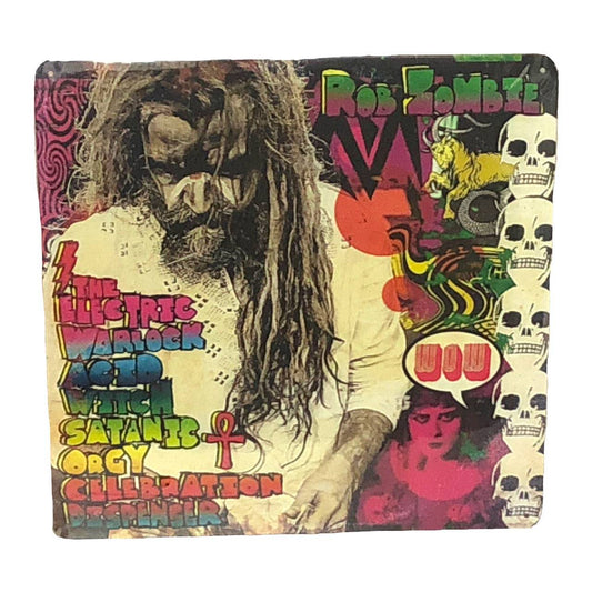 Rob Zombie -The Electric Warlock Album Cover Metal Print Tin Sign 12"x 12"