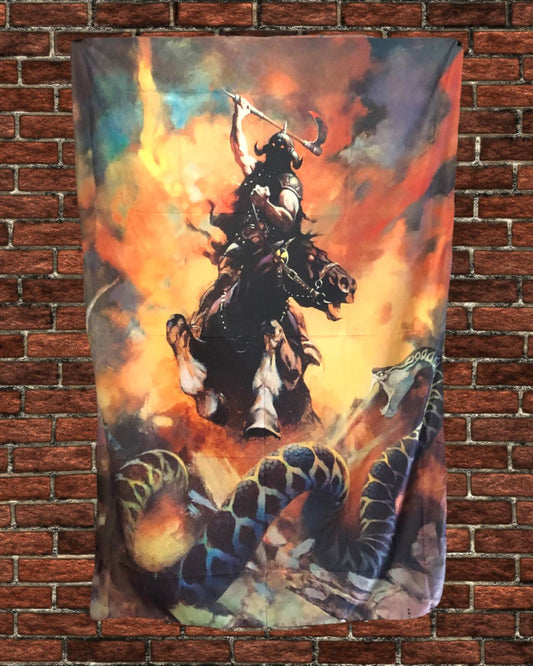 36" x 60" Frank Frazetta 2 Tapestry Wall Hanging Décor