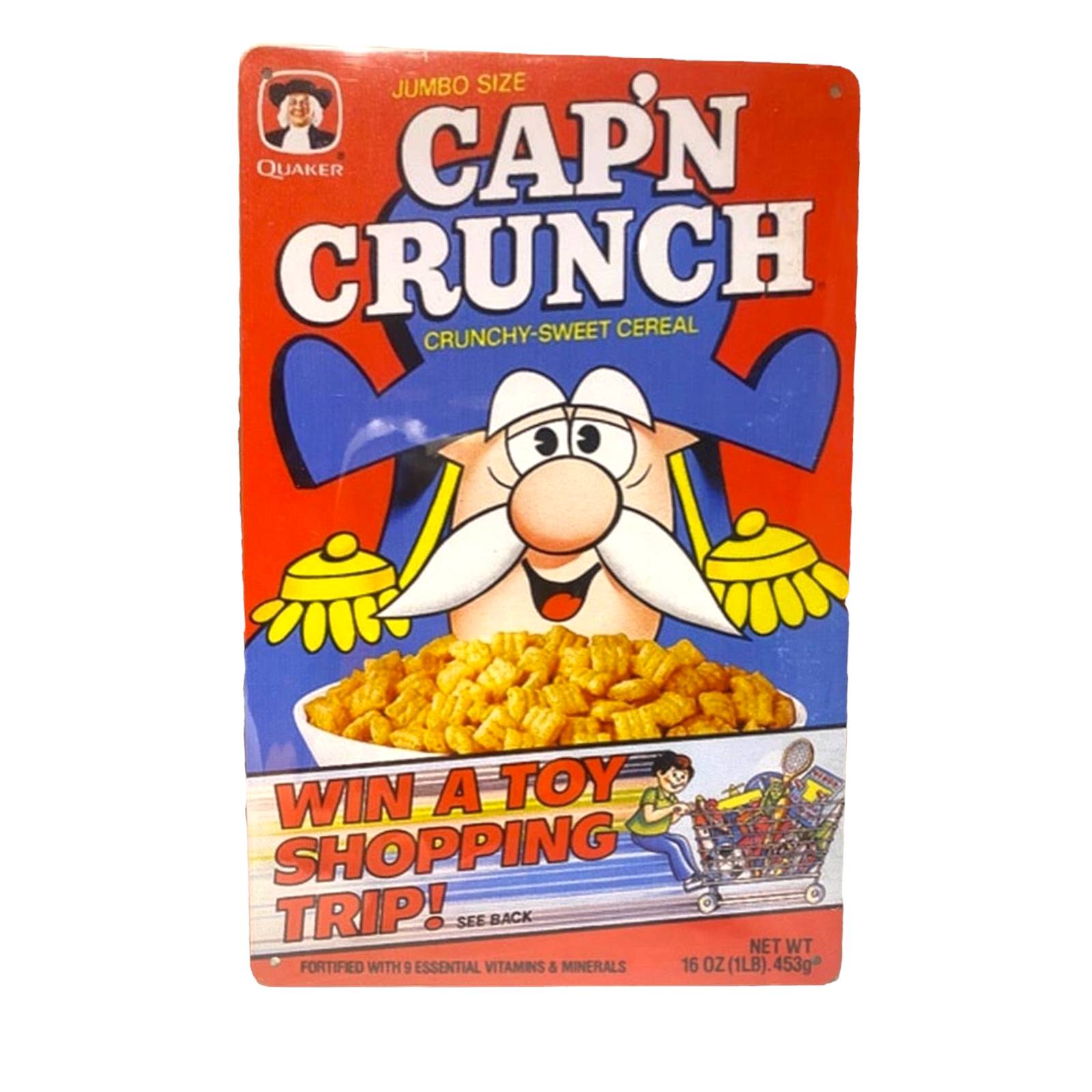 captain crunch cereal box