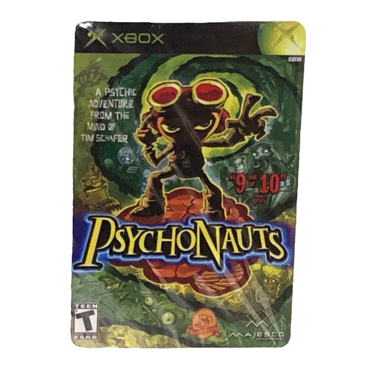 PsychoNauts Xbox Video Game Cover Metal Tin Sign 8"x12"