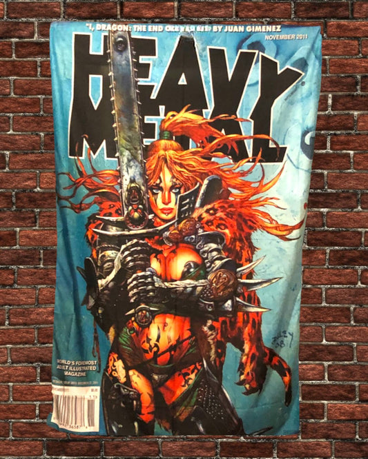 36" x 60" Heavy Metal Tapestry Wall Hanging Décor