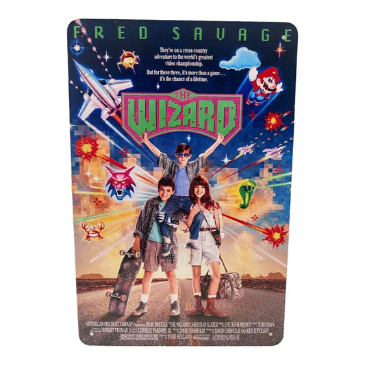 The Wizard Movie Poster Metal Tin Sign 8"x12"