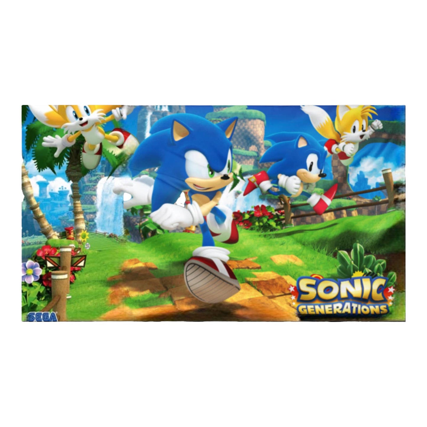 Sonic Large Soft Fleece Throw Blanket