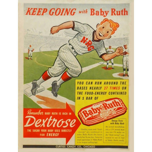 16” x 24" BABYRUTH Canvas Print Wall Art
