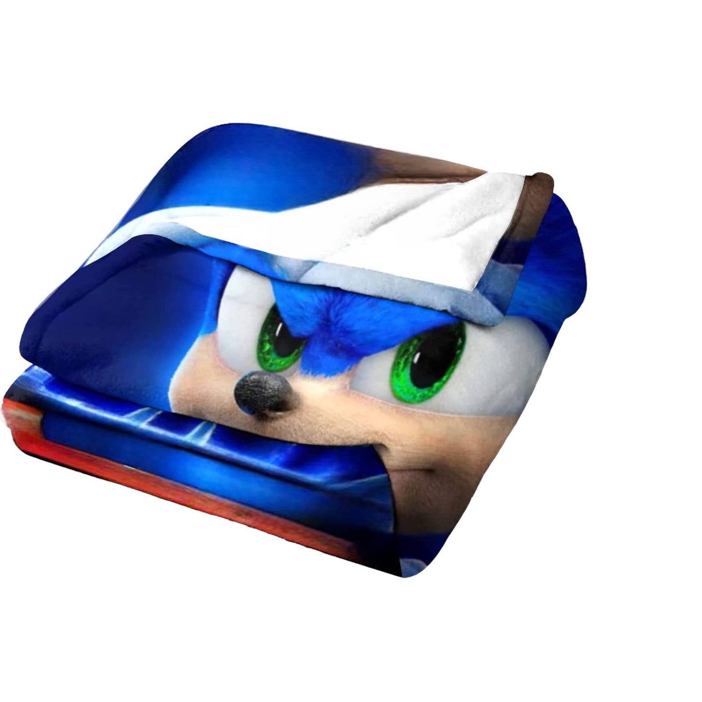 Sonic Large Soft Fleece Throw Blanket