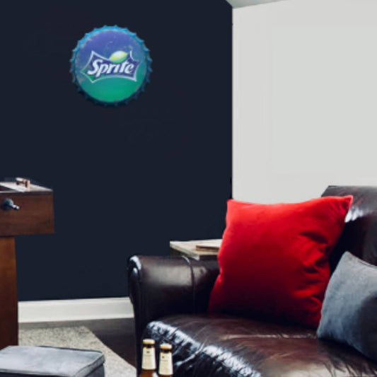 14” Sprite Bottle Cap Metal Tin Sign