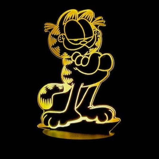Garfield 3D LED Night-Light 7 Color Changing Lamp w/ Touch Switch