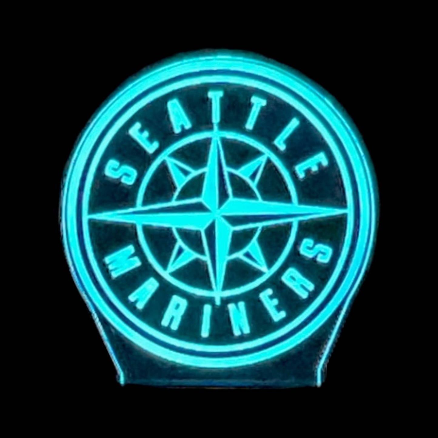Seattle Mariners 3D LED Night-Light 7 Color Changing Lamp w/ Touch Switch