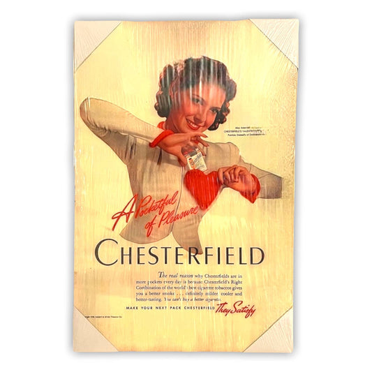 16” x 24" CHESTERFIELD Canvas Print Wall Art