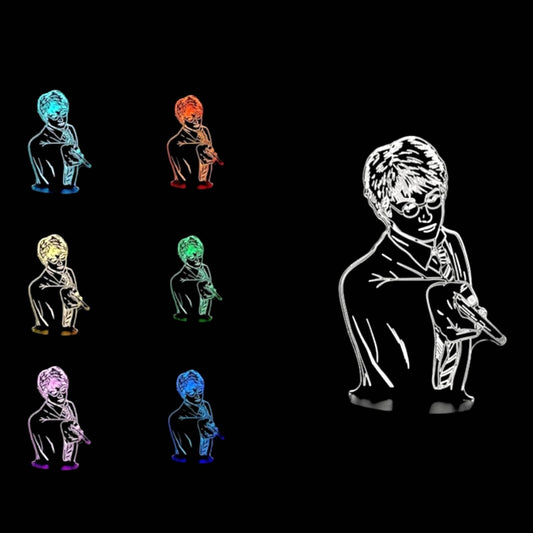 Harry Potter 3D LED Night-Light 7 Color Changing Lamp w/ Touch Switch