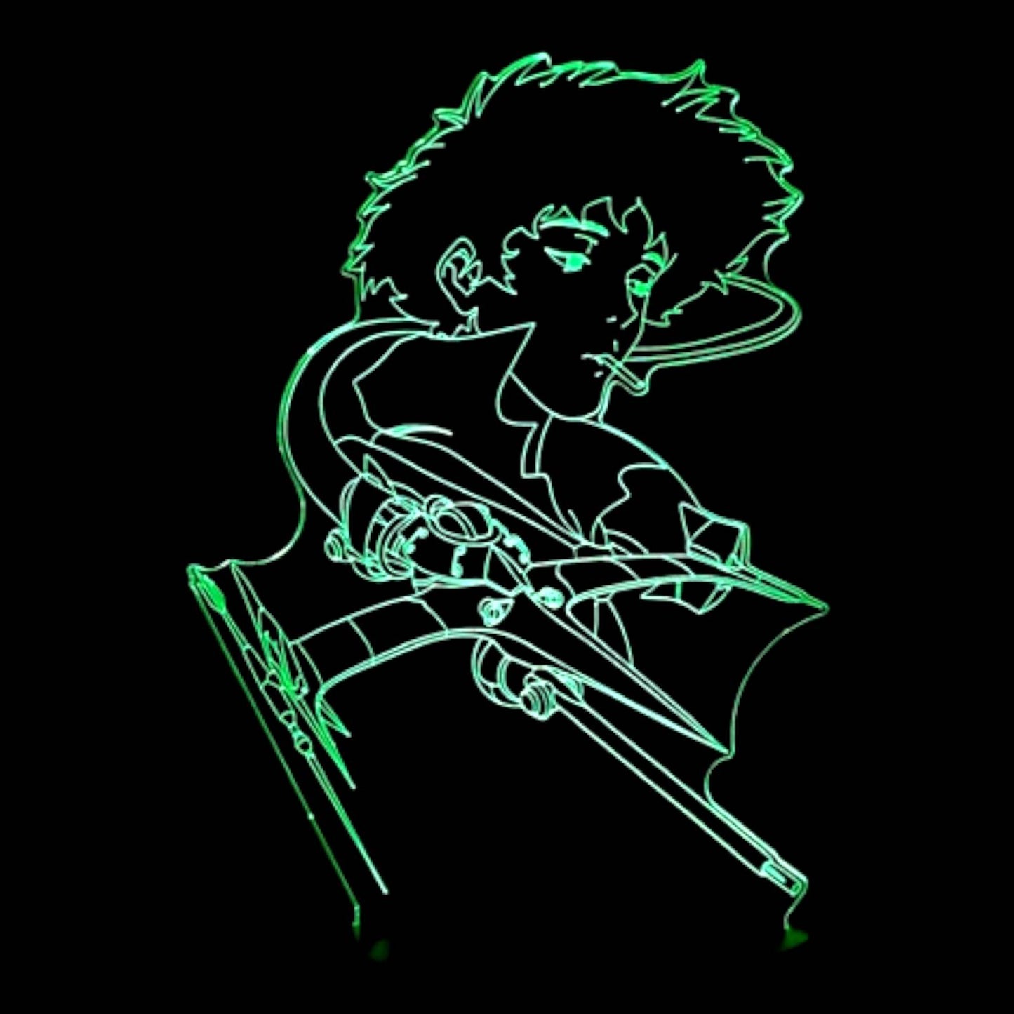 Cowboy Bebop 3D LED Night-Light 7 Color Changing Lamp w/ Touch Switch