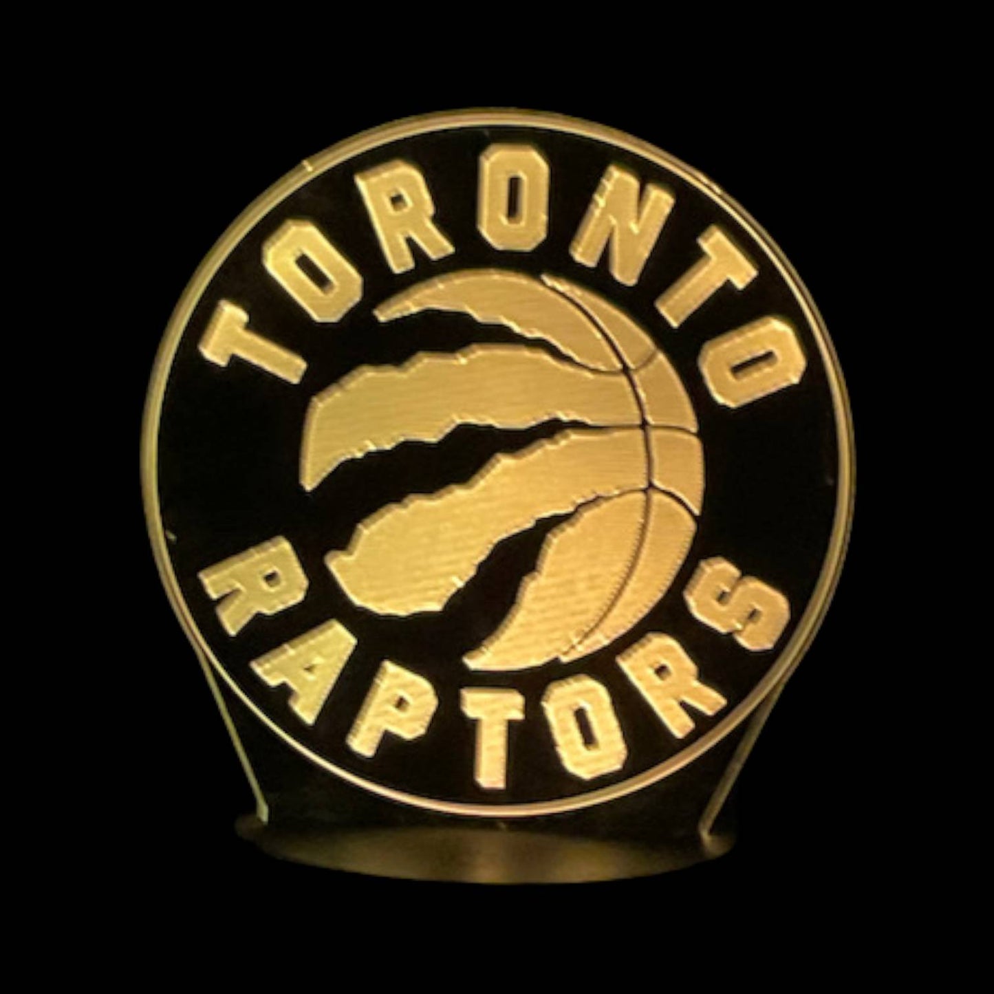 Toronto Raptors 3D LED Night-Light 7 Color Changing Lamp w/ Touch Switch