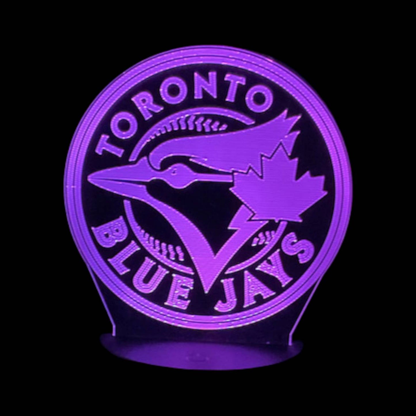 Toronto Blue Jays 3D LED Night-Light 7 Color Changing Lamp w/ Touch Switch
