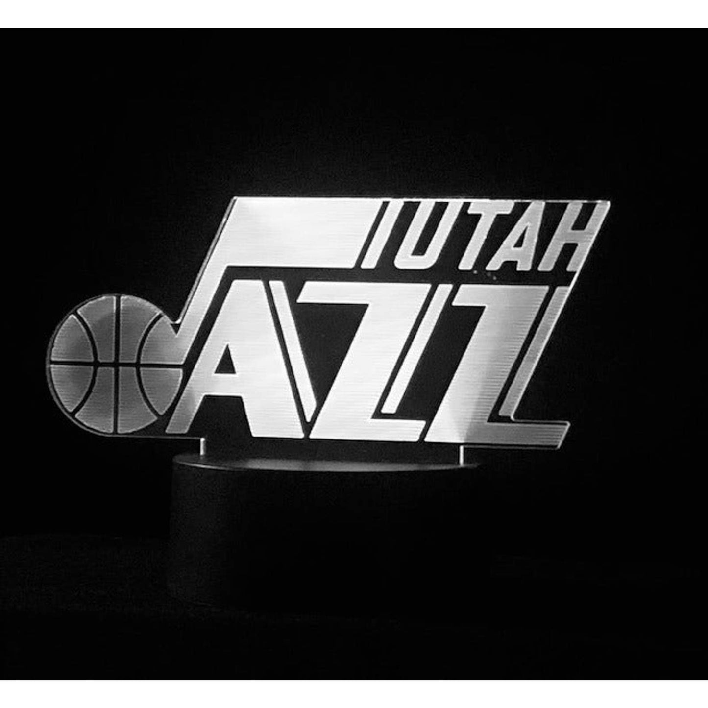 Utah Jazz 3D LED Night-Light 7 Color Changing Lamp w/ Touch Switch