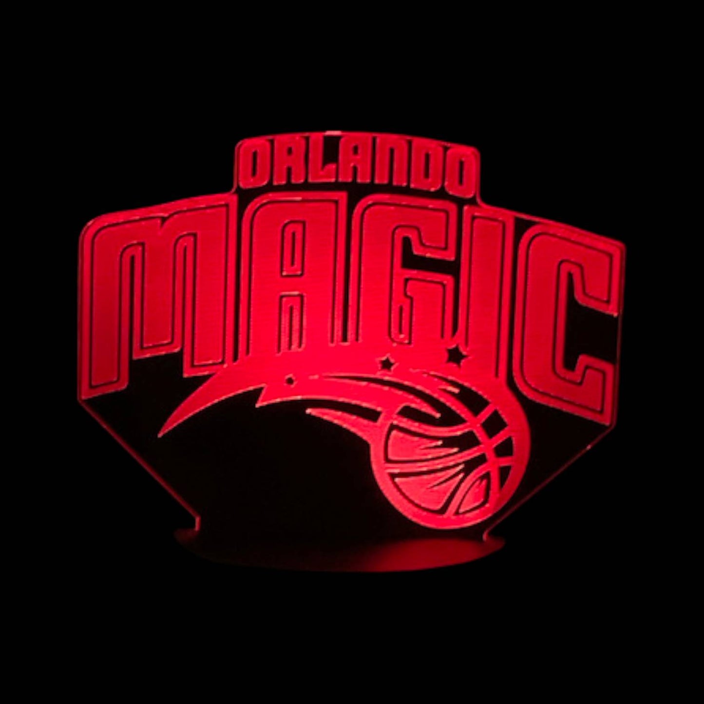 Orlando Magic 3D LED Night-Light 7 Color Changing Lamp w/ Touch Switch