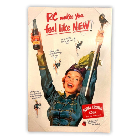 16” x 24" RC COLA Canvas Print Wall Art