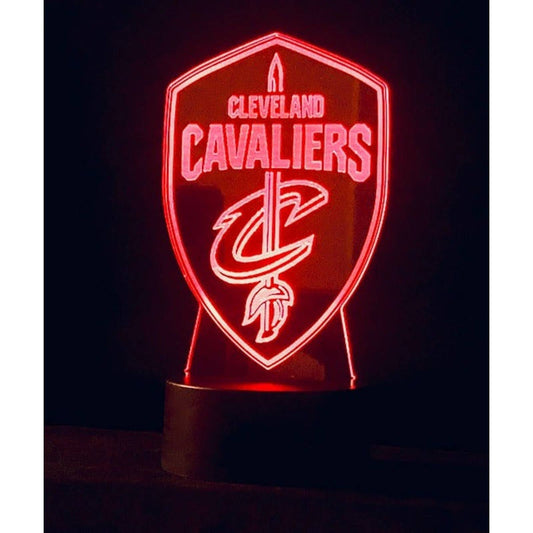Cleveland Cavaliers 3D LED Night-Light 7 Color Changing Lamp w/ Touch Switch